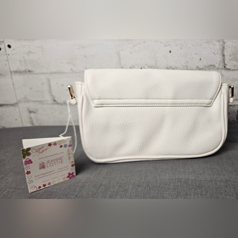 Jeanne Lottie “Paris” White PU Crossbody with Charms – NWT - Picture 2 of 10